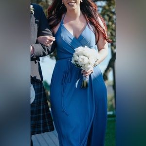 Dusty Blue David’s Bridal Dress